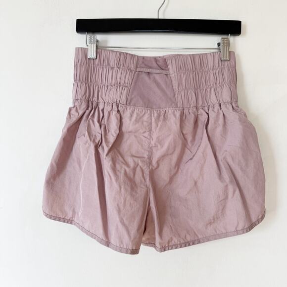 Free People Movement The Way Home Moonlight Mauve High Rise Running Shorts L - Picture 7 of 9